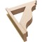 Ekena Millwork 5 1/2-in W x 22-in D x 26-in H Funston Trad Rough Cedar Woodgrain TimberThane Outlooker, Primed Tan OUTUR055X22X26FST04RCPR - alternate 5